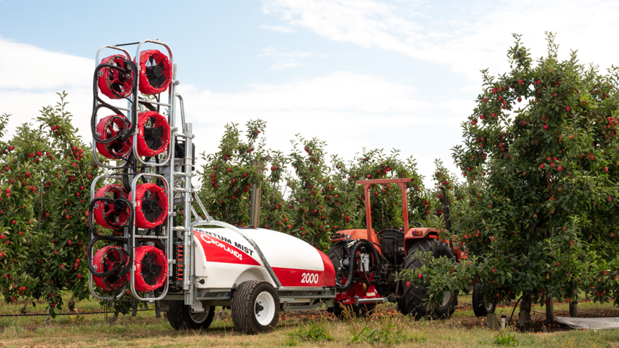 New sprayers for high density orchards